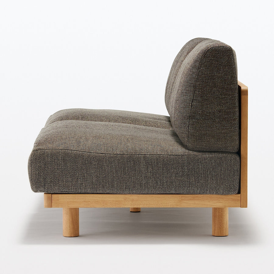 Spacious Armless sofa 3S Plain weave polyester