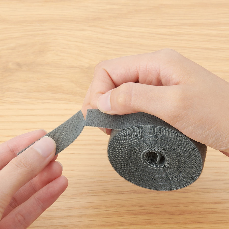 Perforated Fastening tape Dark grey