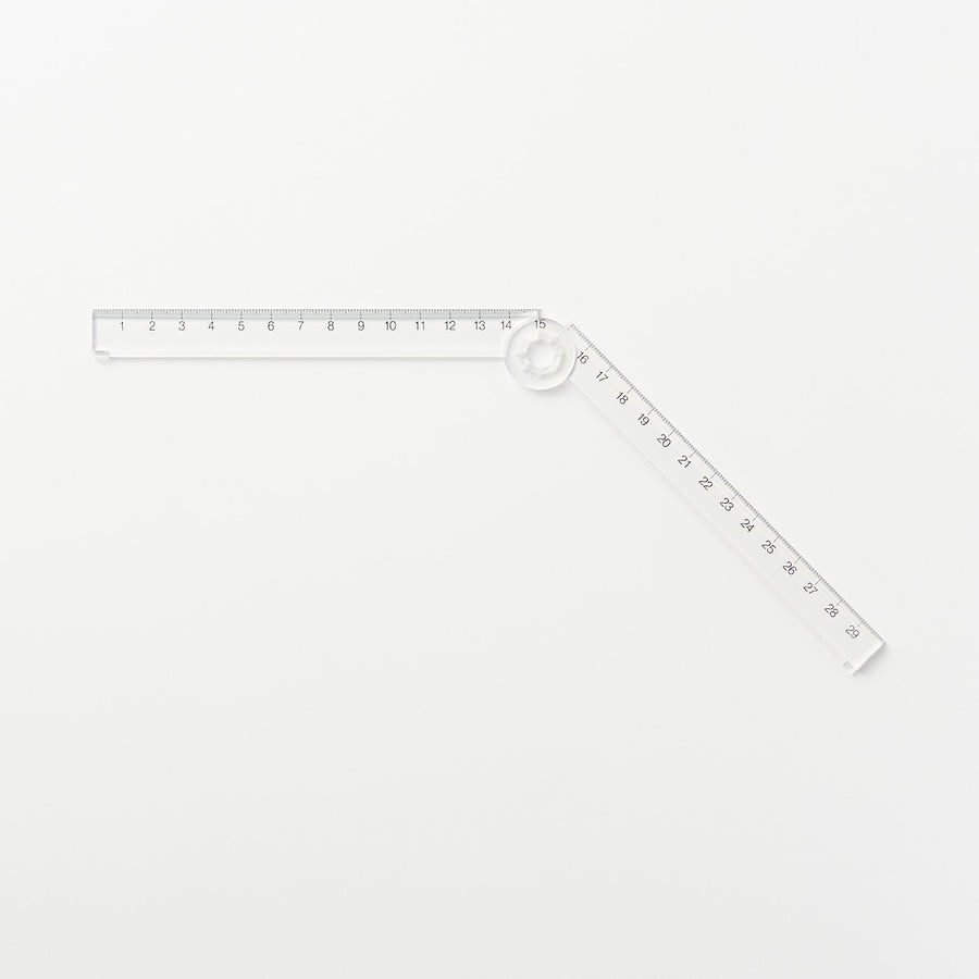 Polycarbonate Double-Sided Ruler