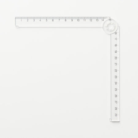 Polycarbonate Double-Sided Ruler