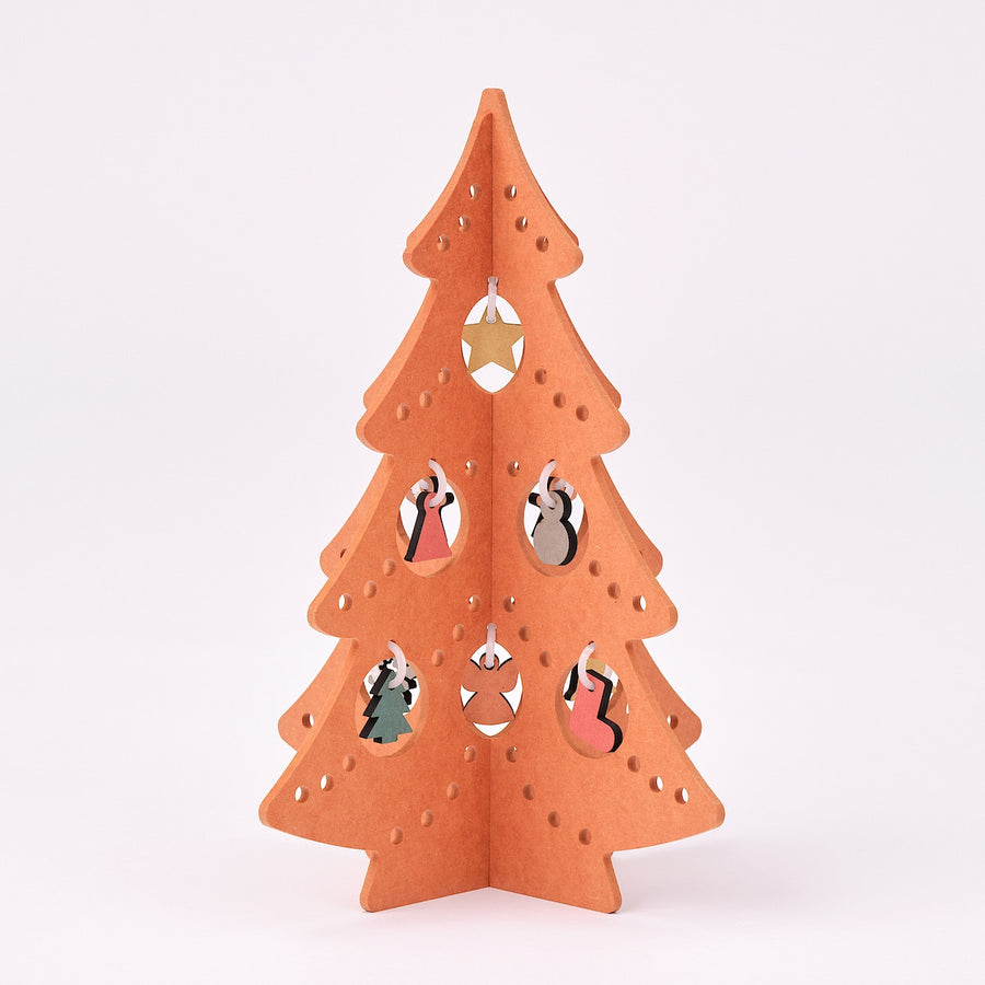 Christmas Tree Decoration - Orange