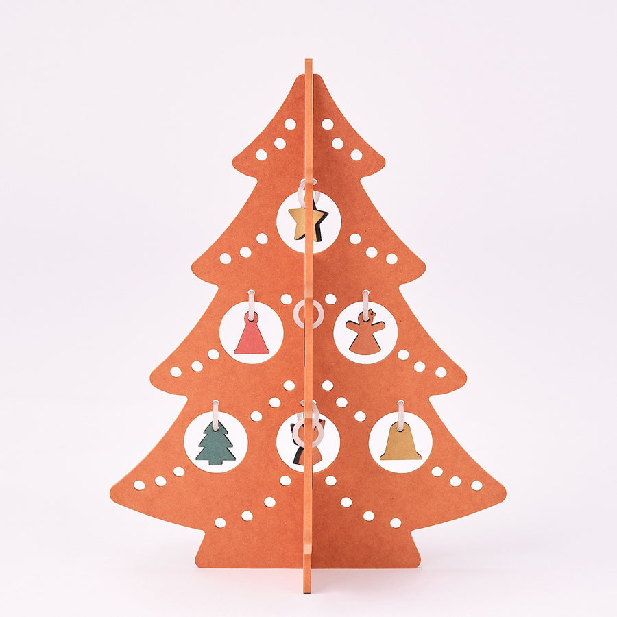 Christmas Tree Decoration - Orange