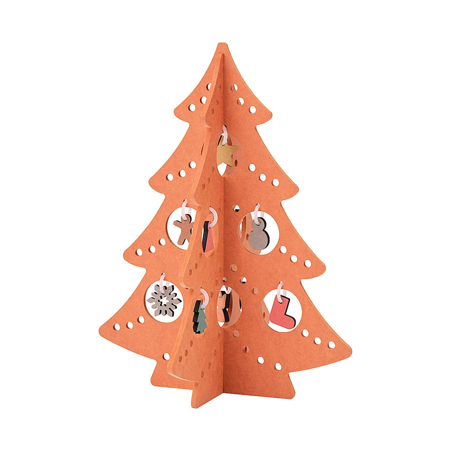 Christmas Tree Decoration - Orange