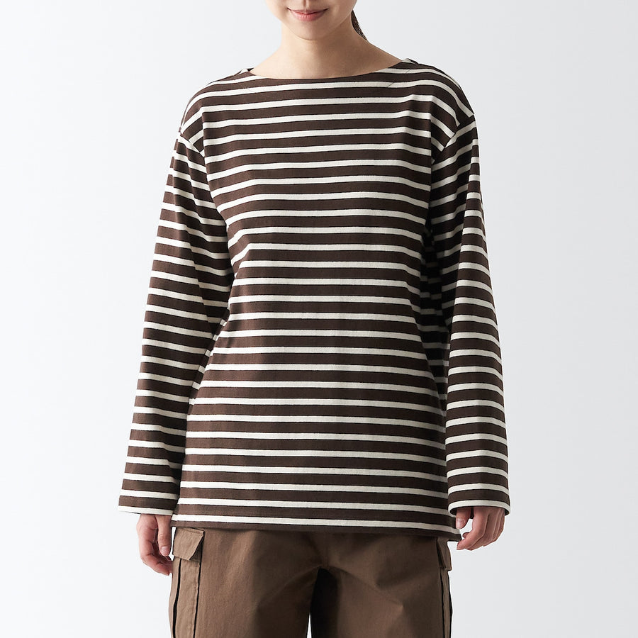 Heavyweight Boatneck Long Sleeve T-Shirt