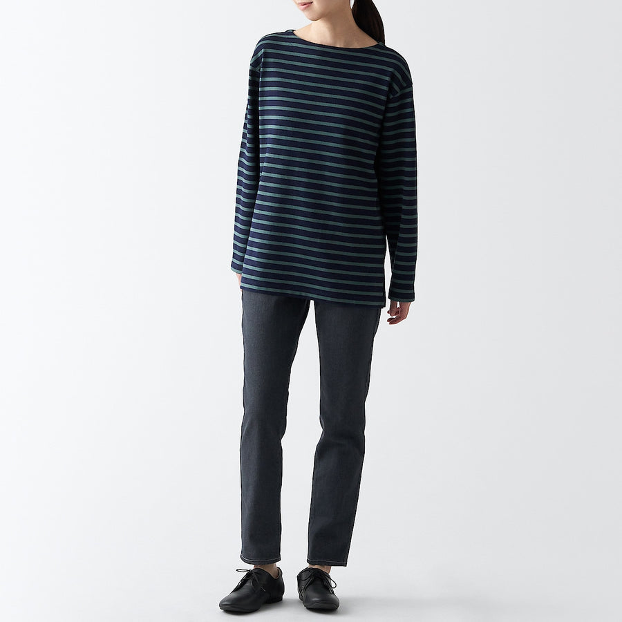 Heavyweight Boatneck Long Sleeve T-Shirt