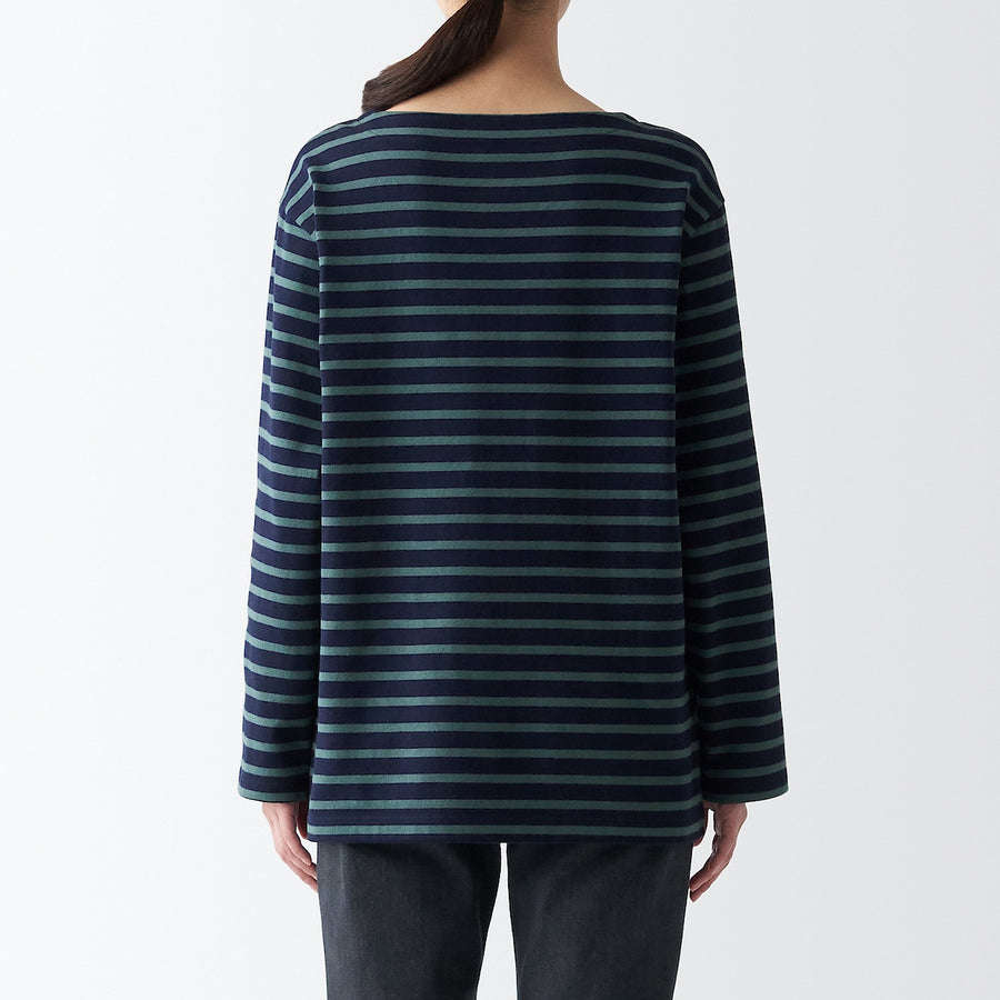 Heavyweight Boatneck Long Sleeve T-Shirt