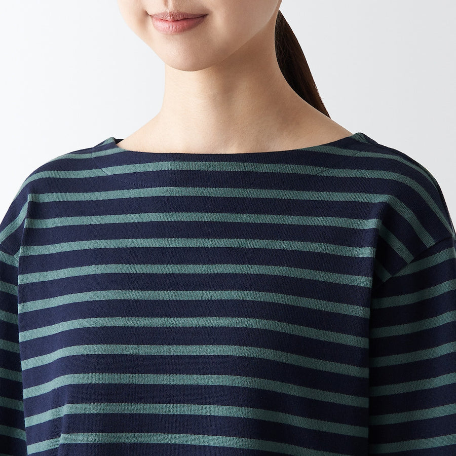 Heavyweight Boatneck Long Sleeve T-Shirt