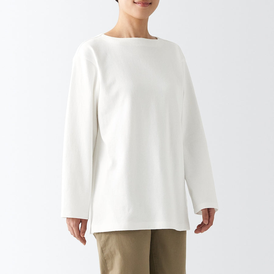 Heavyweight Boatneck Long Sleeve T-Shirt