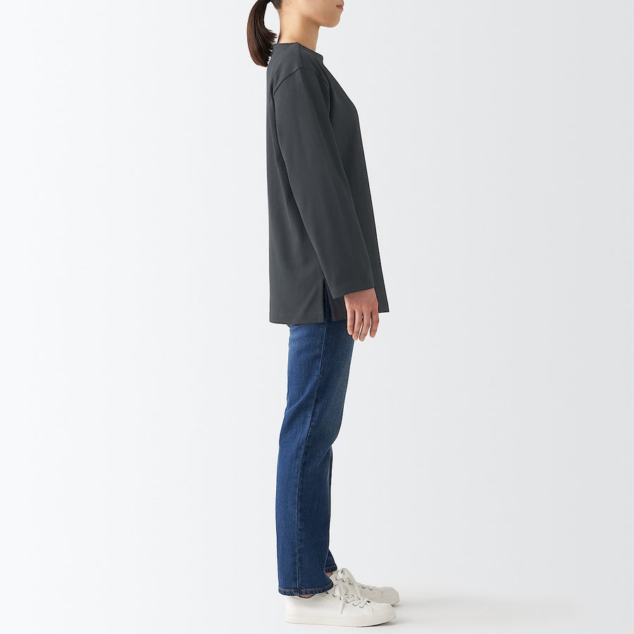 Heavyweight Boatneck Long Sleeve T-Shirt