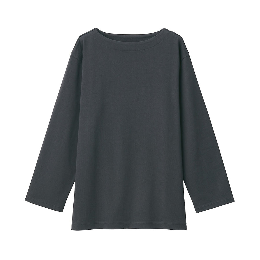 Heavyweight Boatneck Long Sleeve T-Shirt