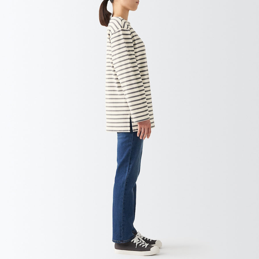 Heavyweight Boatneck Long Sleeve T-Shirt