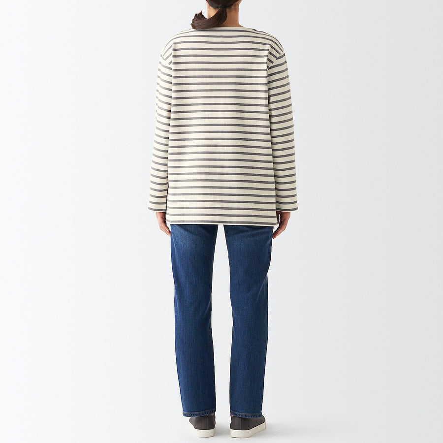 Heavyweight Boatneck Long Sleeve T-Shirt