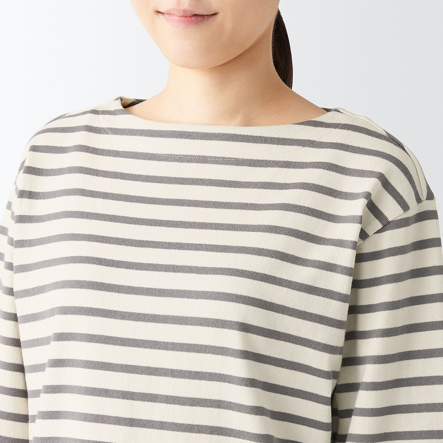 Heavyweight Boatneck Long Sleeve T-Shirt