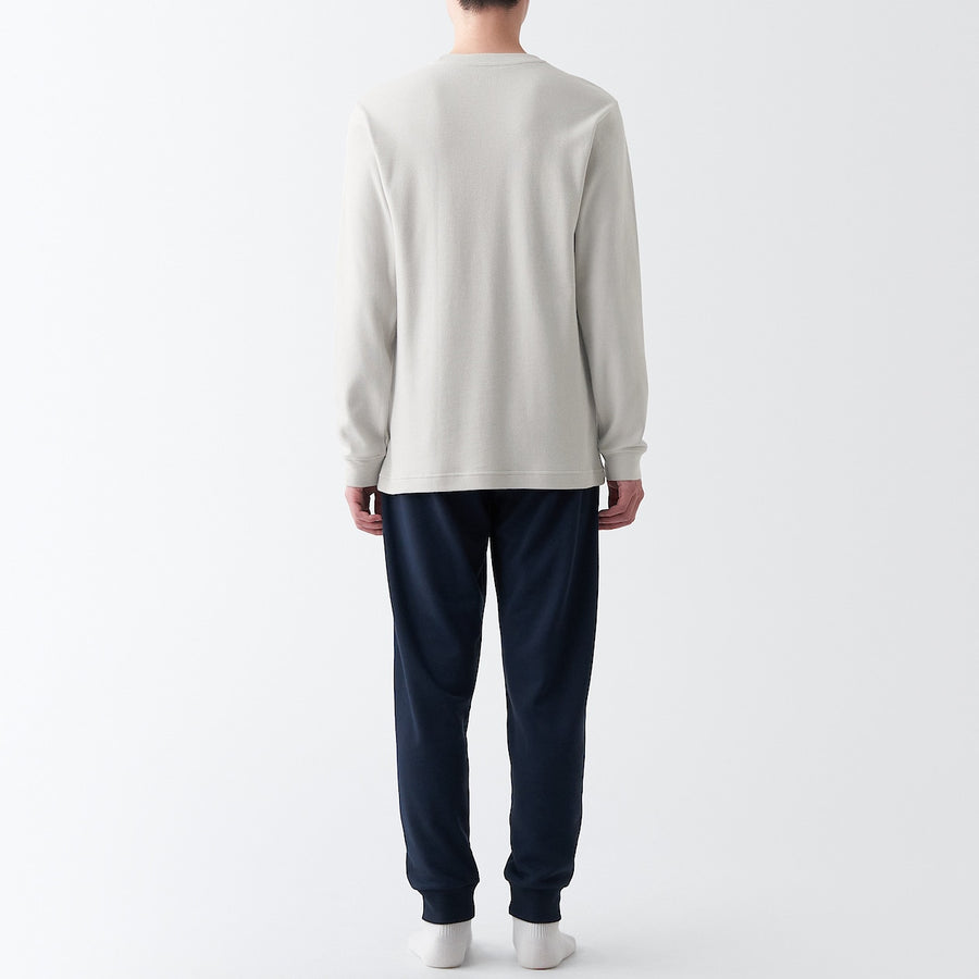 Warm inner wool mix L/S T-shirtMEN XS Sand beige