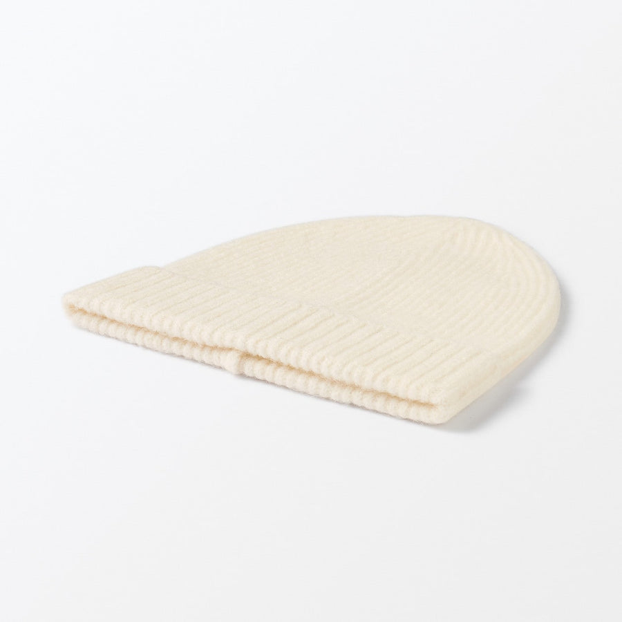 Recycle polyester blend Kid's beanie 50-54cm Off white