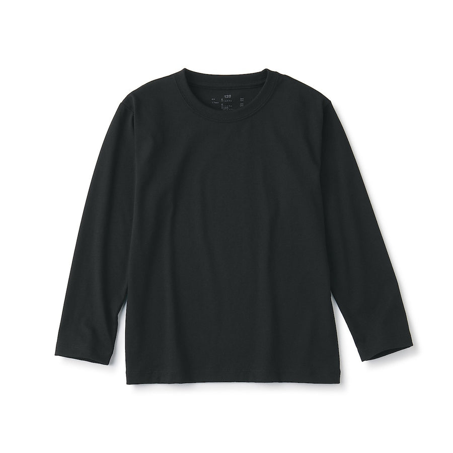 Crewneck Long Sleeve T-Shirt (5-14Y) - MUJI Australia