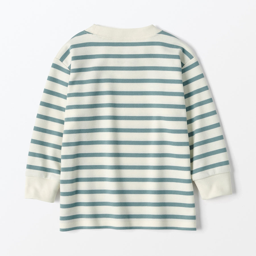 Brushed Interlock Long Sleeve T-Shirt (1-4Y) - MUJI Australia