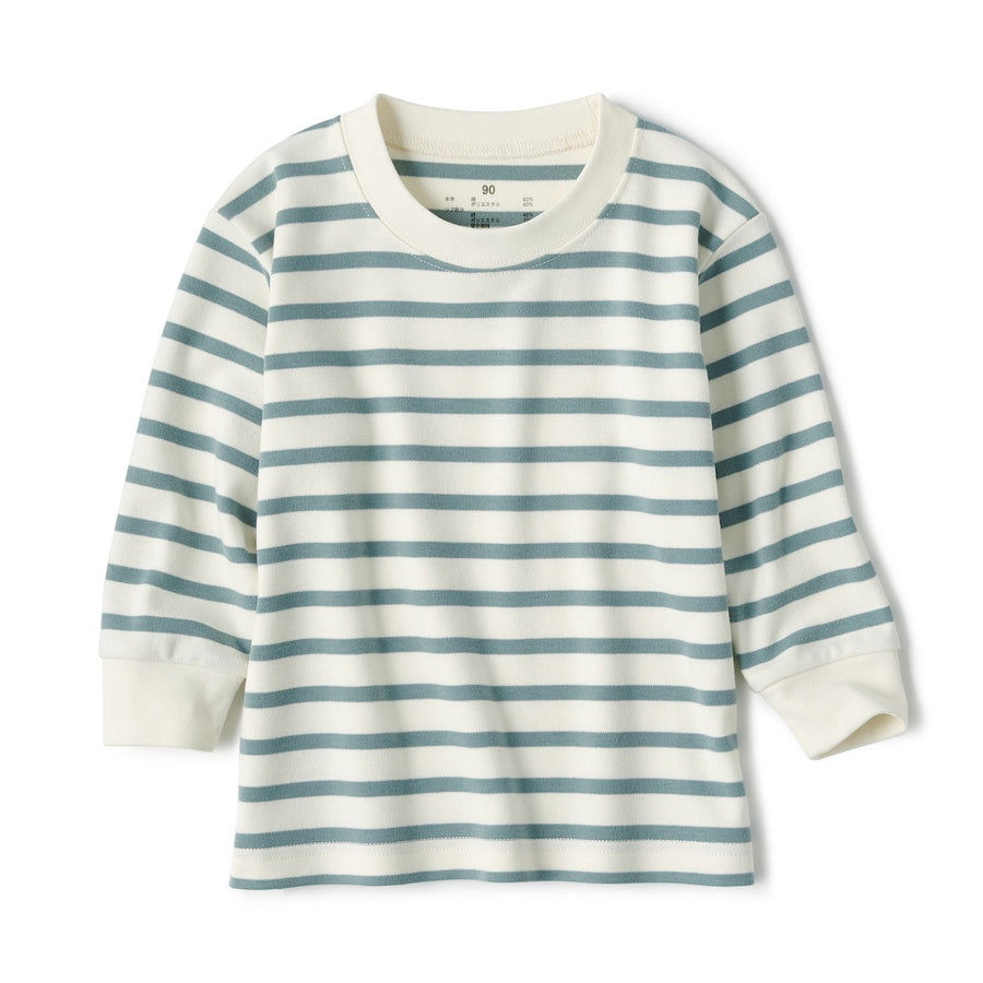 Brushed Interlock Long Sleeve T-Shirt (1-4Y) - MUJI Australia