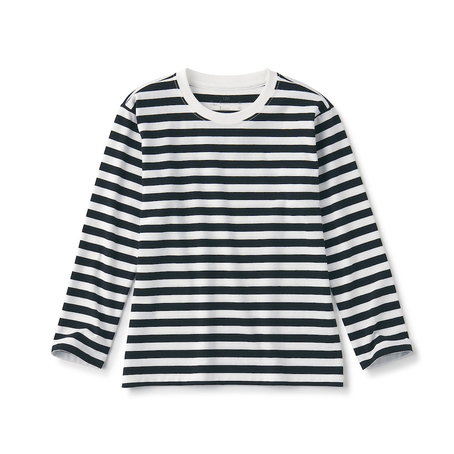 Crewneck Long Sleeve T-Shirt (5-14Y) - MUJI Australia