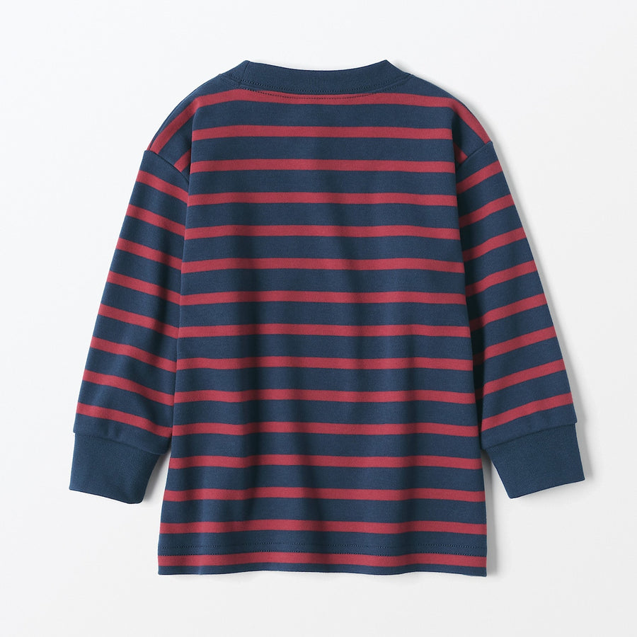 Brushed Interlock Long Sleeve T-Shirt (1-4Y) - MUJI Australia