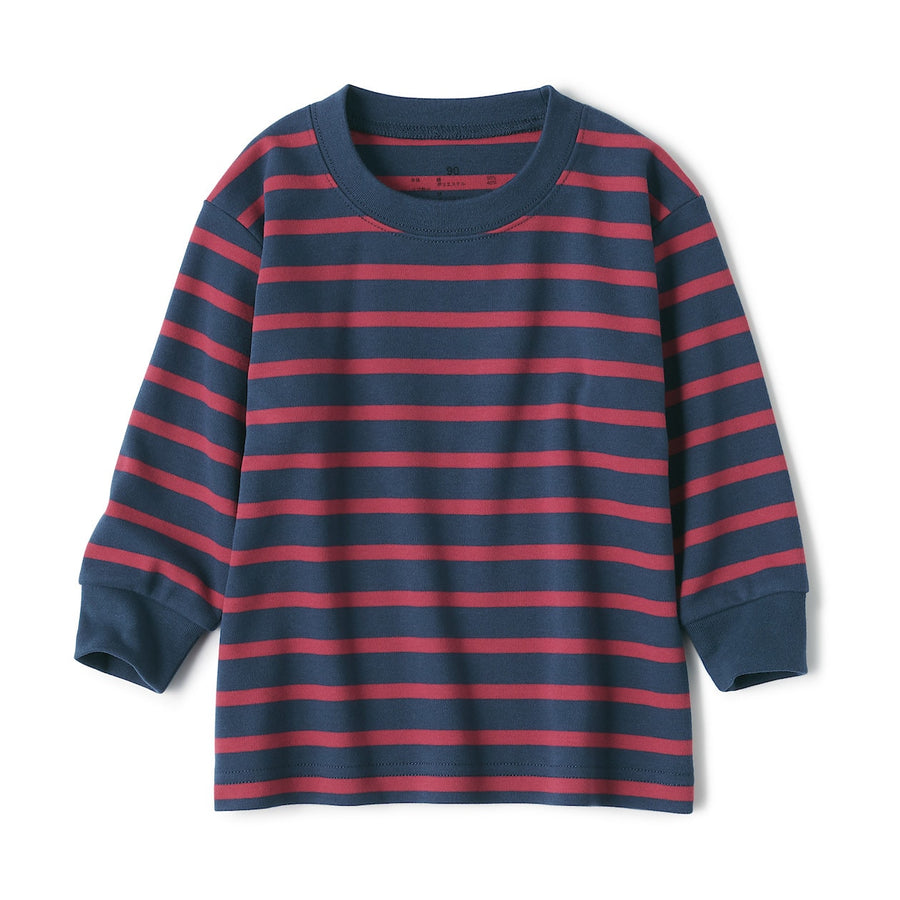 Brushed Interlock Long Sleeve T-Shirt (1-4Y) - MUJI Australia