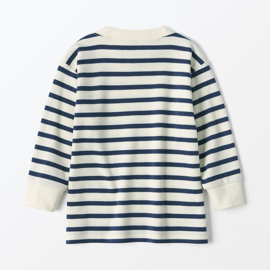 Brushed Interlock Long Sleeve T-Shirt (1-4Y) - MUJI Australia