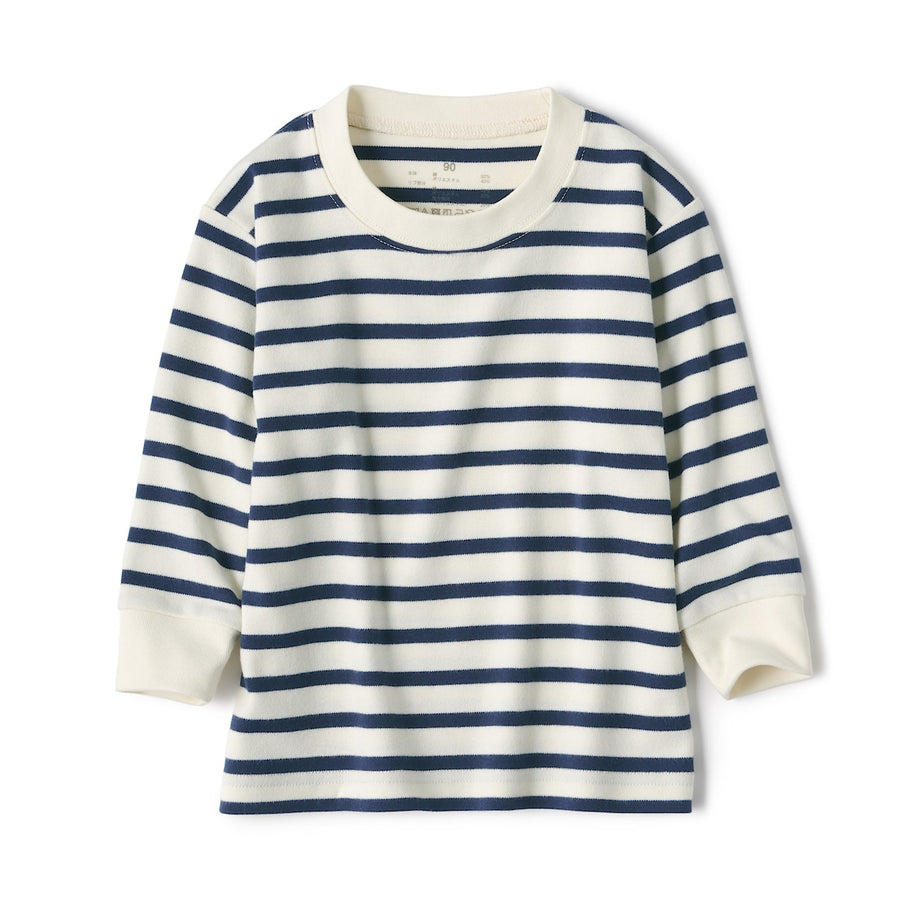 Brushed Interlock Long Sleeve T-Shirt (1-4Y) - MUJI Australia