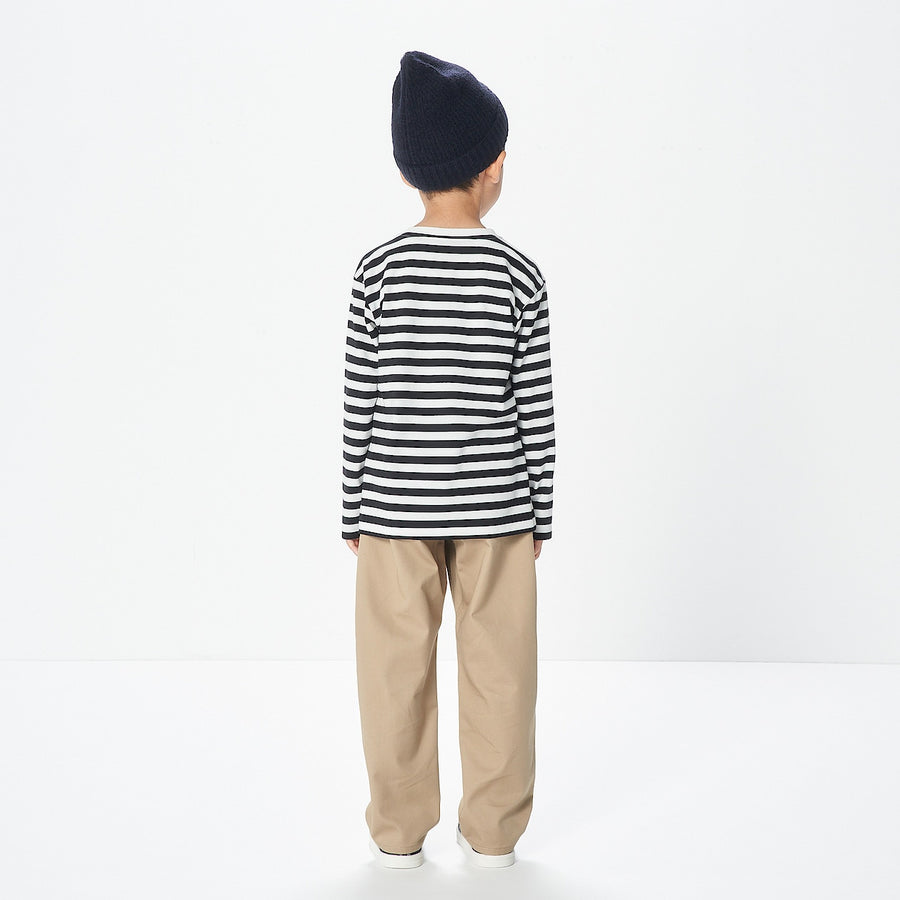 Crewneck Long Sleeve T-Shirt (5-14Y) - MUJI Australia