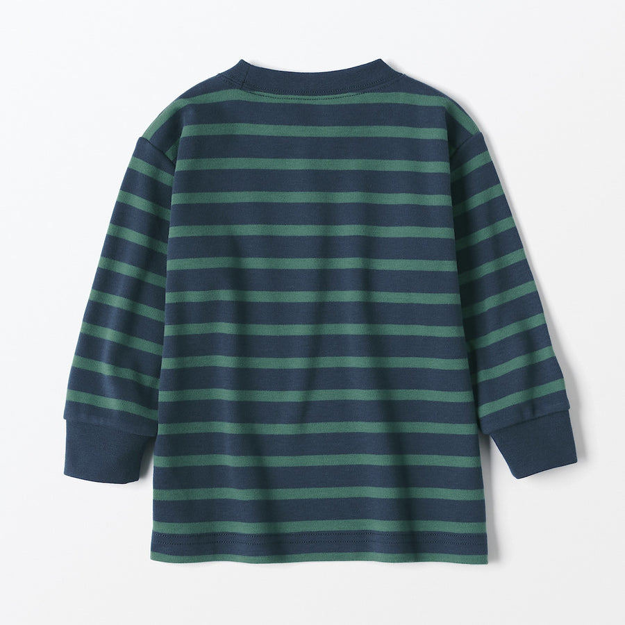 Brushed Interlock Long Sleeve T-Shirt (1-4Y) - MUJI Australia