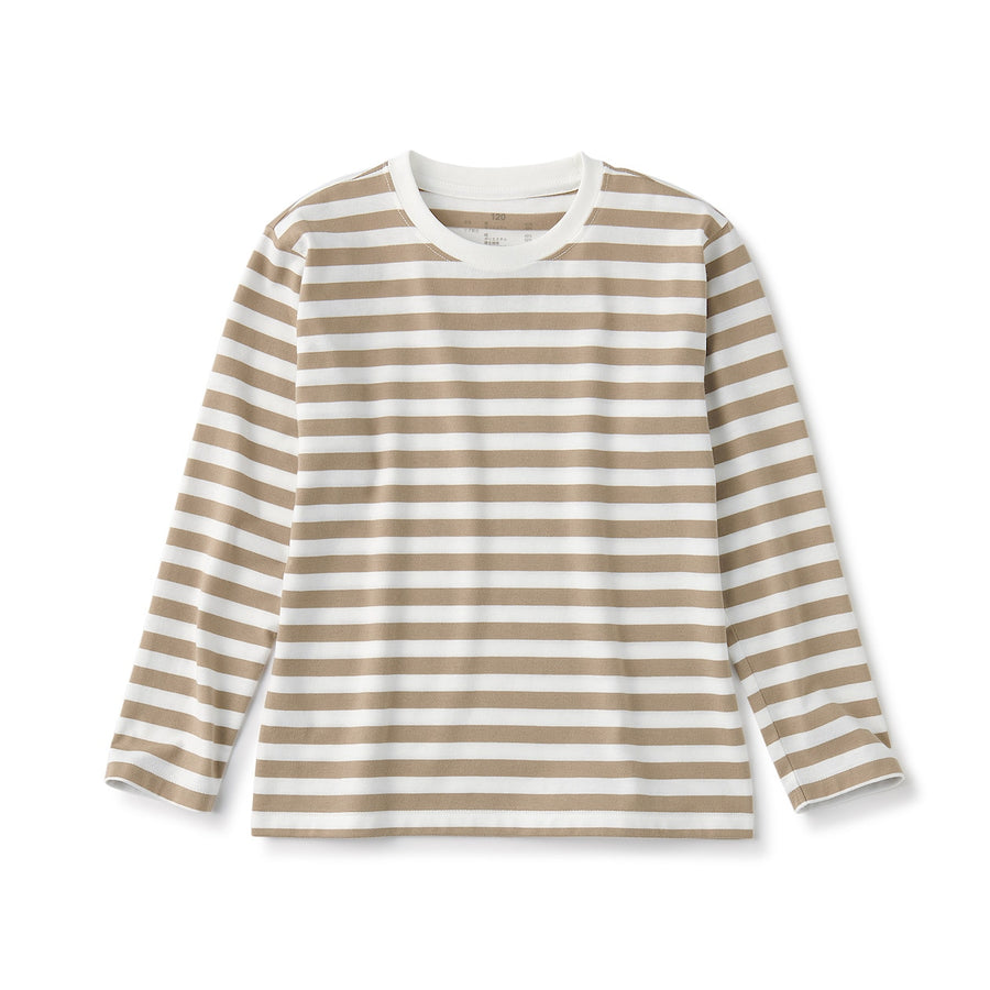 Crewneck Long Sleeve T-Shirt (5-14Y) - MUJI Australia