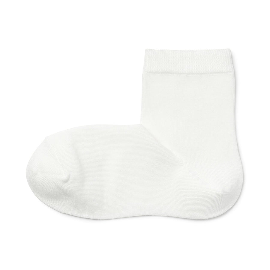 Right Angle 3 Layer Loose Top Short Socks21-23cm White