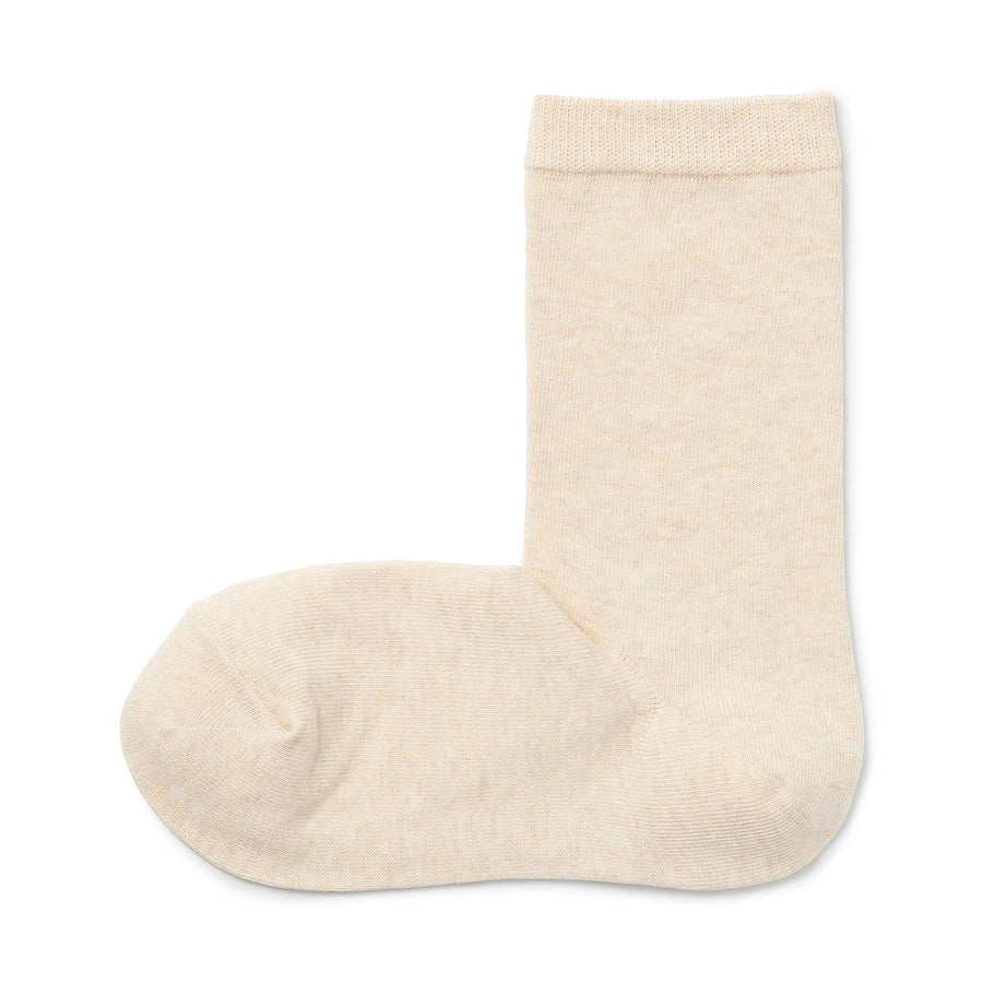 Right Angle 3 Layer Loose Top Socks Beige21-23cm