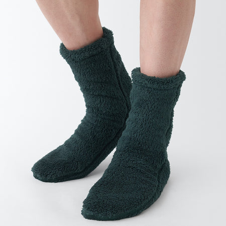 Right Angle Recycled Polyester Boa Fleece Cosy Socks