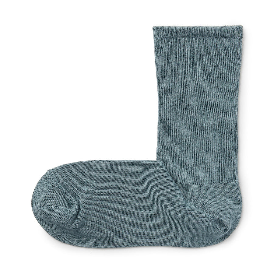 Right Angle Soft stretch top ankle SocksAqua blue21-23cm