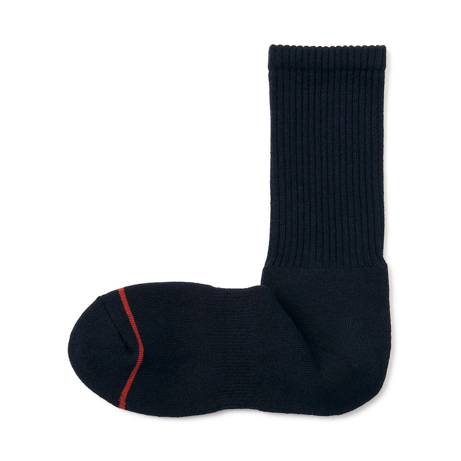 Right angle warm material socks(Thick)Dark gray25-27cm