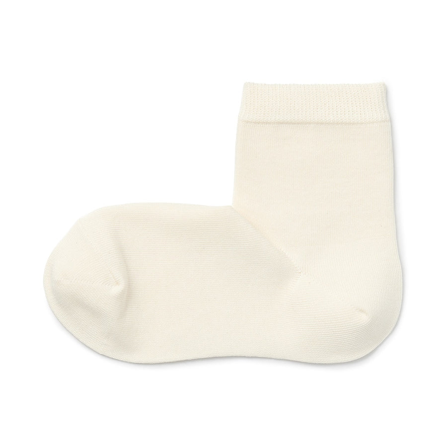 Right Angle 3 Layer Loose Top Short Socks21-23cm White