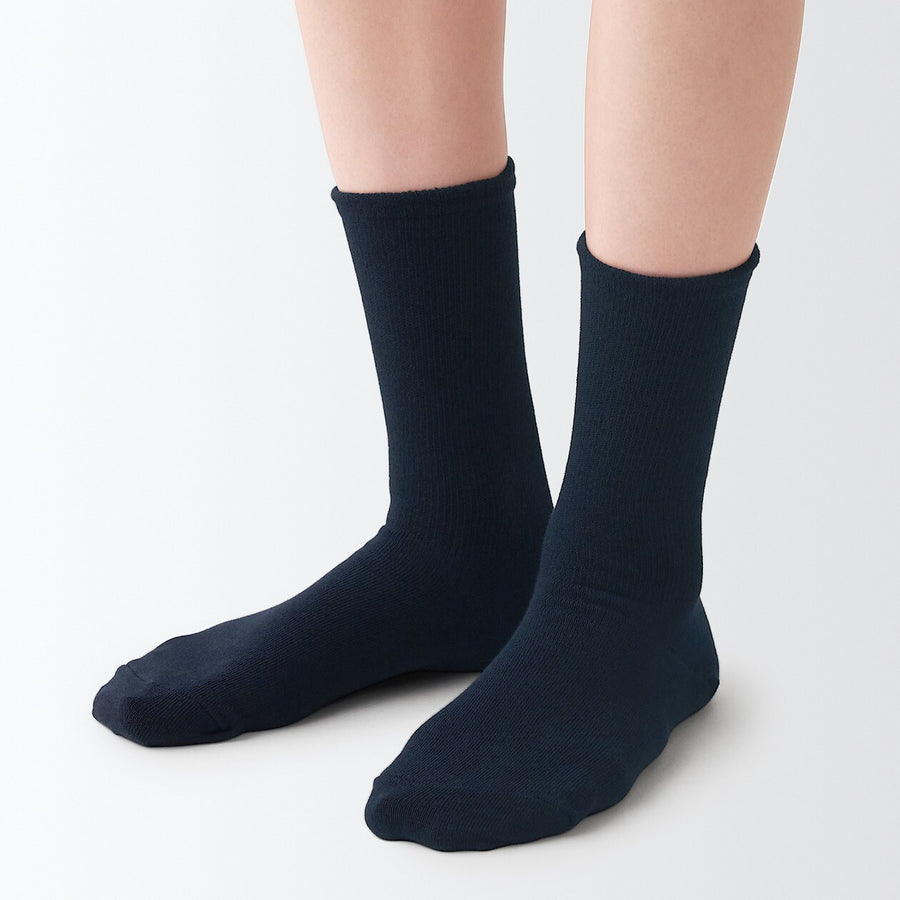 Right Angle Soft stretch top ankle SocksAqua blue21-23cm