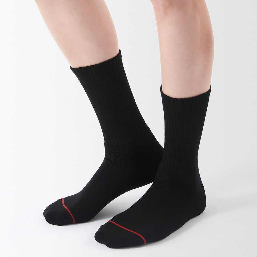 Right angle warm material socks(Thick)Dark gray25-27cm