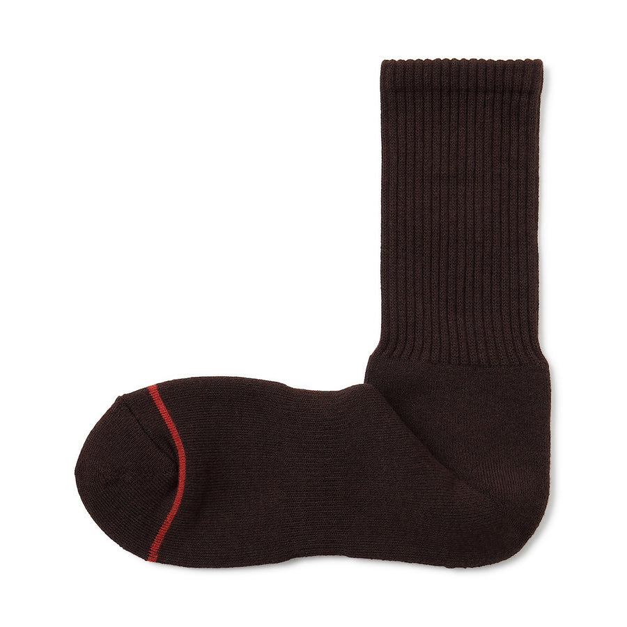 Right angle warm material socks(Thick)Dark gray25-27cm