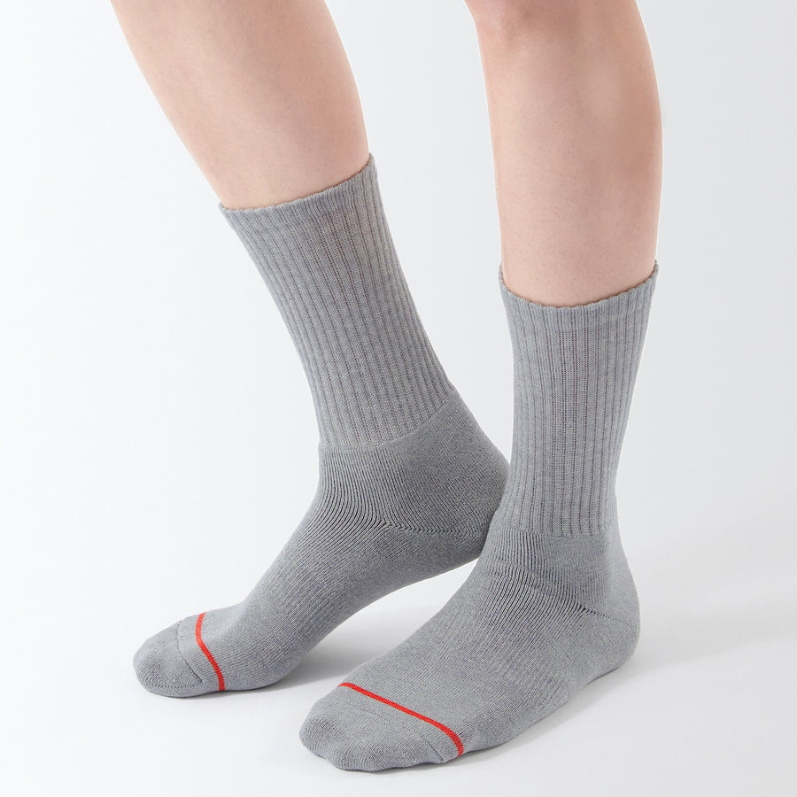 Right angle warm material socks(Thick)Dark gray25-27cm