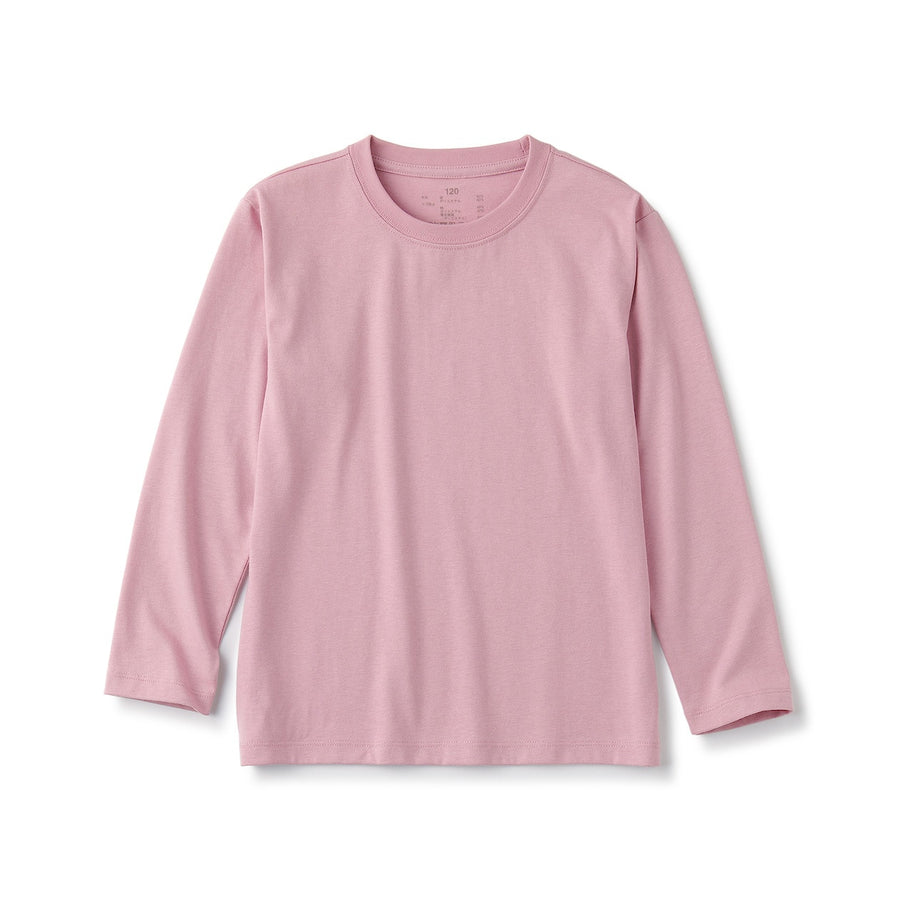 Crewneck Long Sleeve T-Shirt (5-14Y) - MUJI Australia