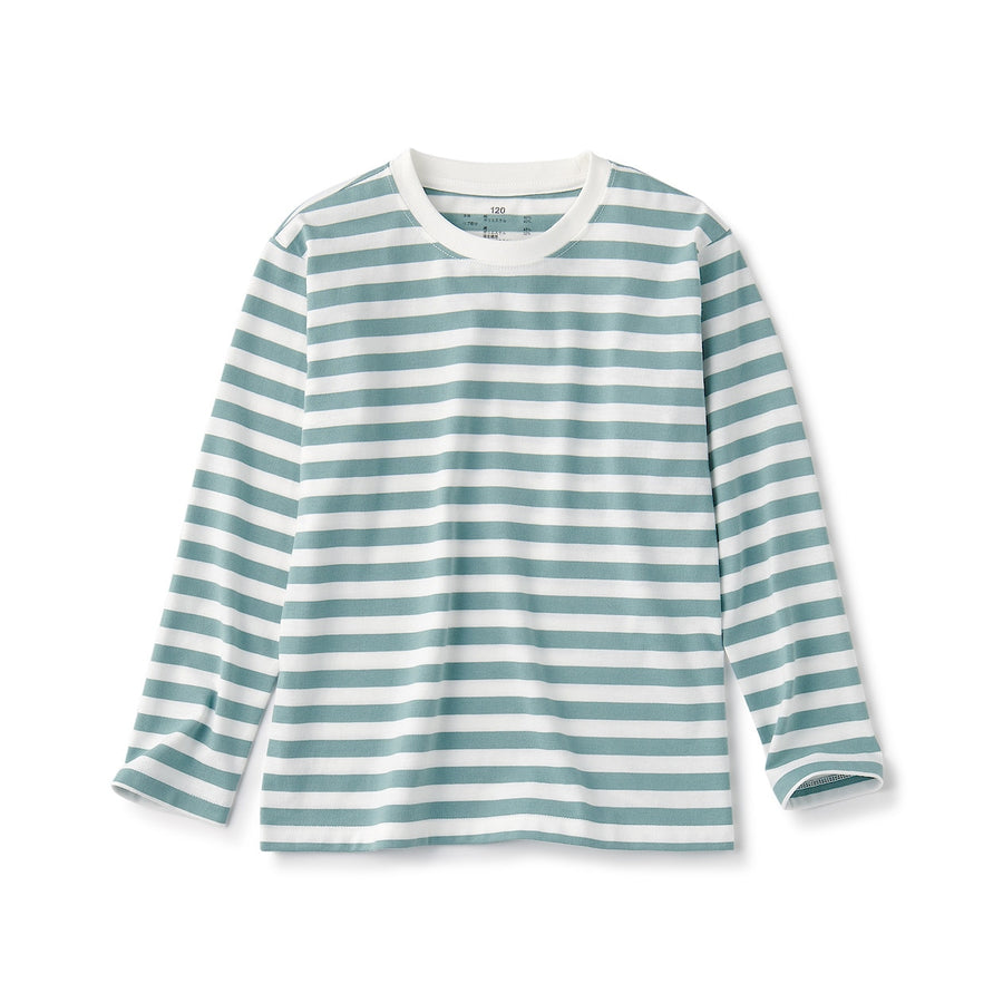 Crewneck Long Sleeve T-Shirt (5-14Y) - MUJI Australia