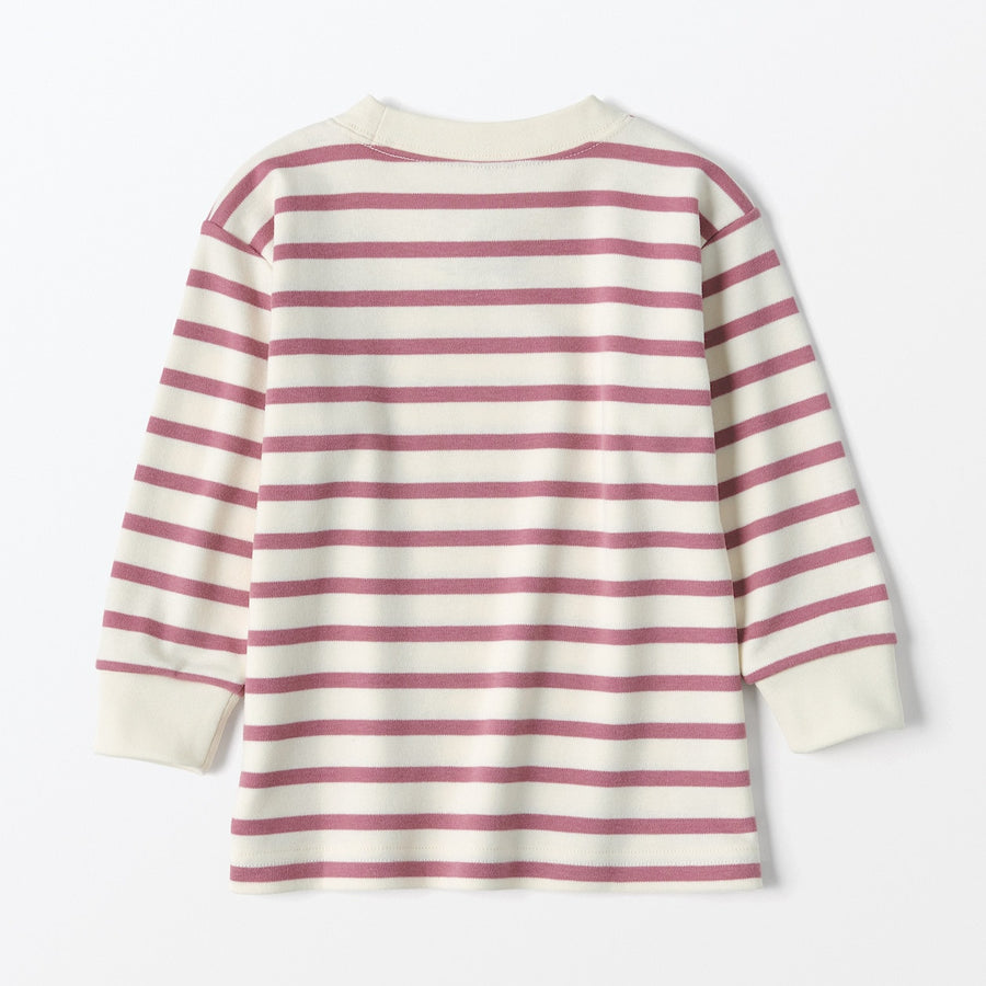 Brushed Interlock Long Sleeve T-Shirt (1-4Y) - MUJI Australia