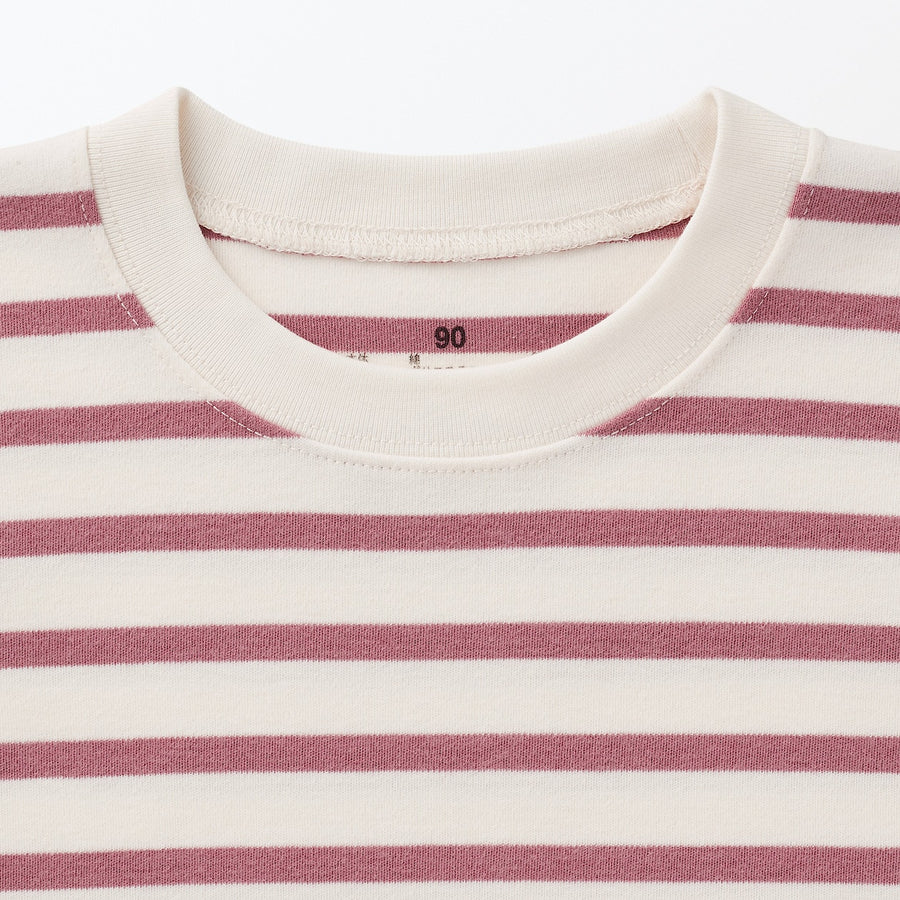 Brushed Interlock Long Sleeve T-Shirt (1-4Y) - MUJI Australia