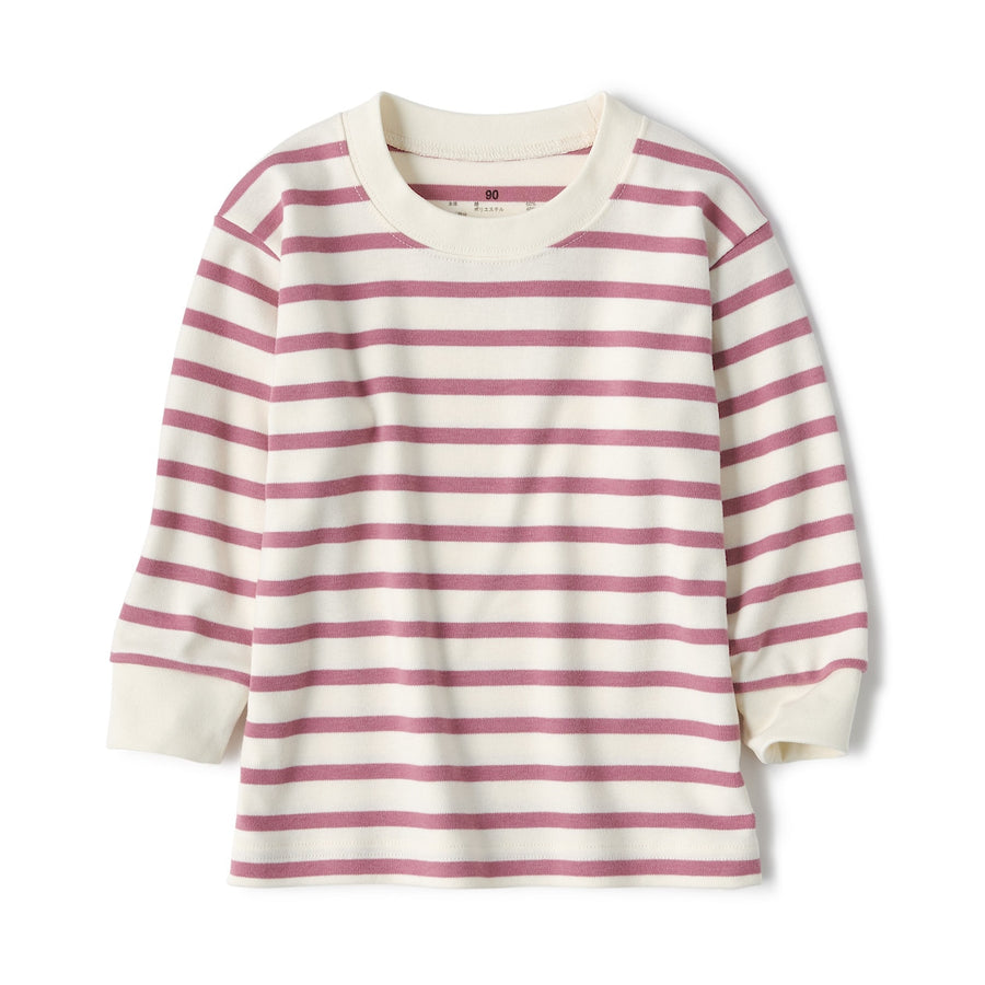 Brushed Interlock Long Sleeve T-Shirt (1-4Y) - MUJI Australia