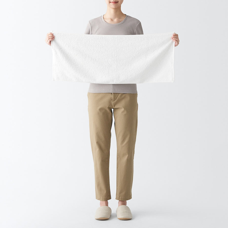 Cotton Pile Lightweight Face Towel - MUJI Australia