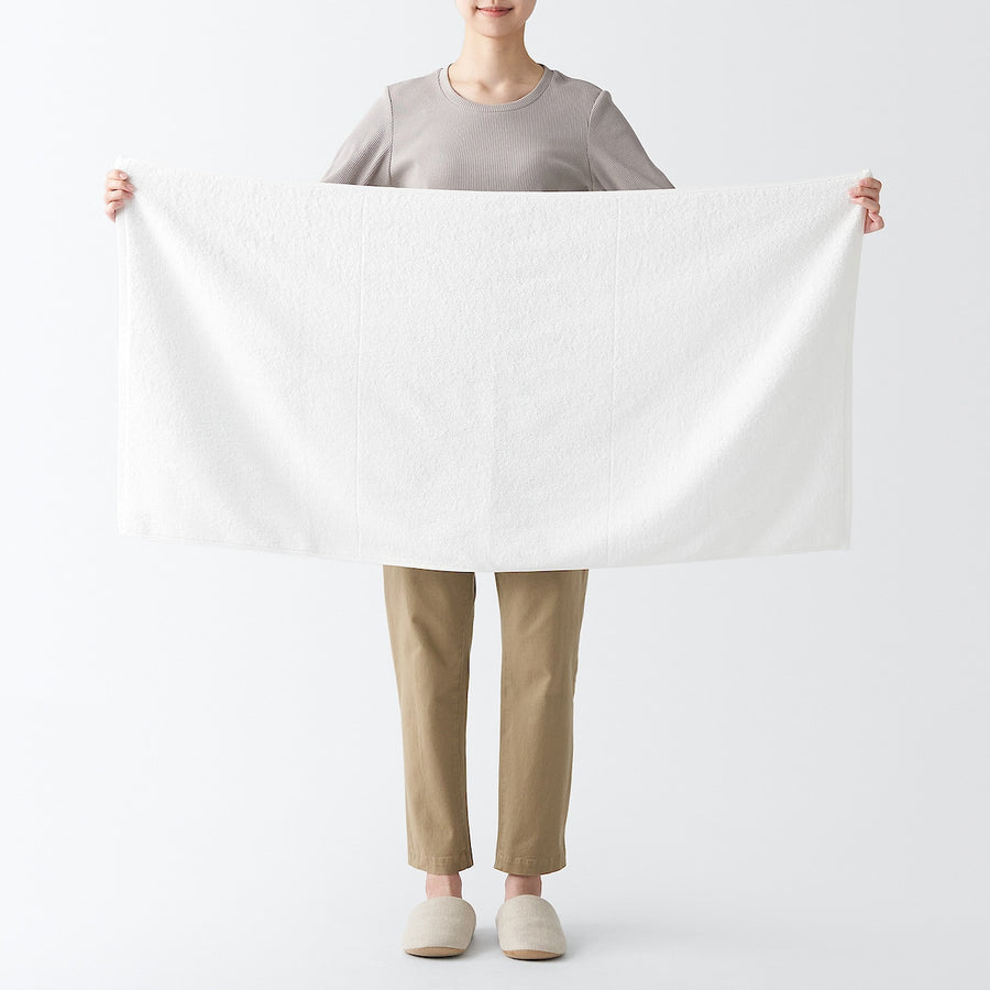 Cotton Pile Lightweight Bath Towel With Further Option - MUJI Australia