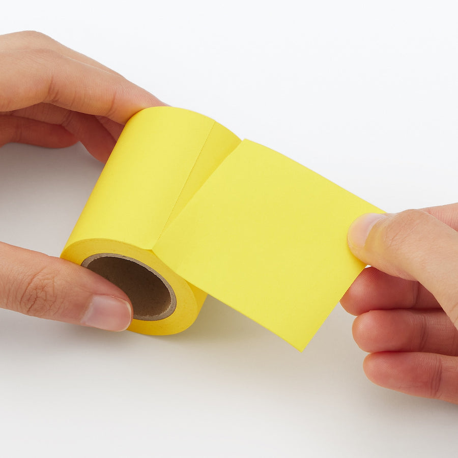 Perforated sticky note roll