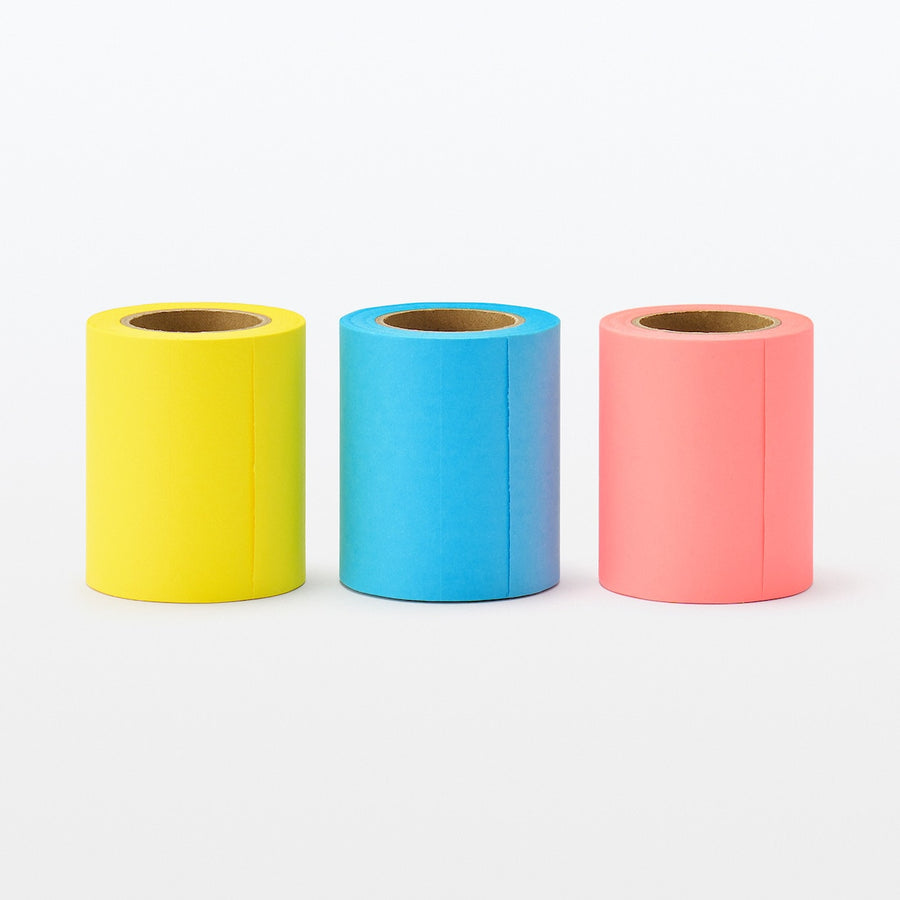 Perforated sticky note roll