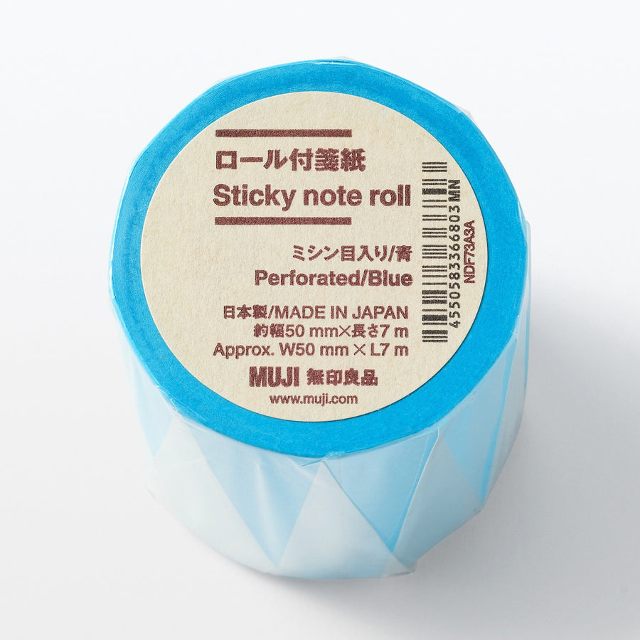 Perforated Coloured Sticky Roll Notes